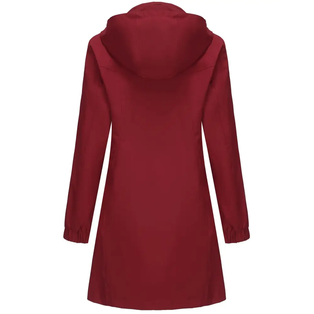 Detachable Hat Waterproof Windbreaker Coat - Outerwear