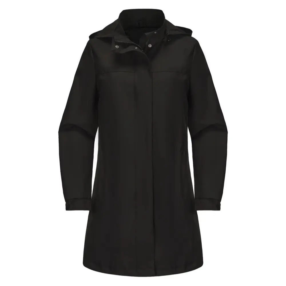 Detachable Hat Waterproof Windbreaker Coat - S / Black - Outerwear