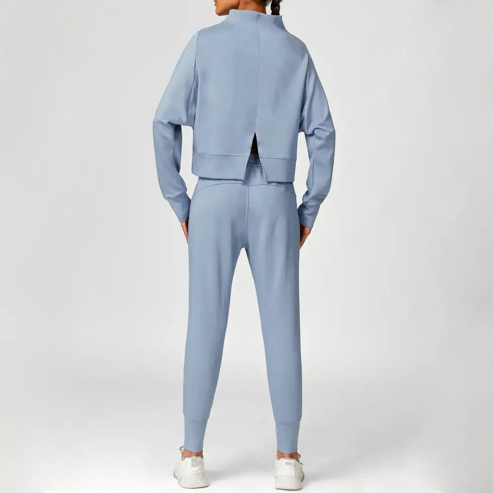 Exercise Sweatshirt Round Neck Trend Loose Casual Yoga Suit - Activewear