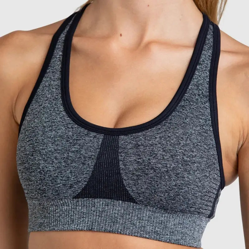 Fitness High Waist Yoga Sports Suit - S / Heather Gray Bra - Activewear