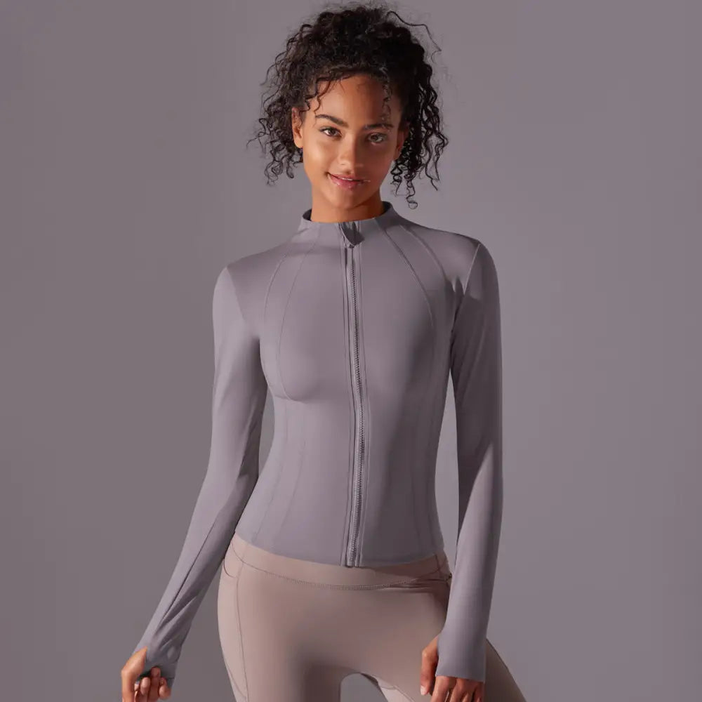 Fitness UV Protection Zipper Jacket - S / Jacket-Month ROCK COLORATION - Activewear