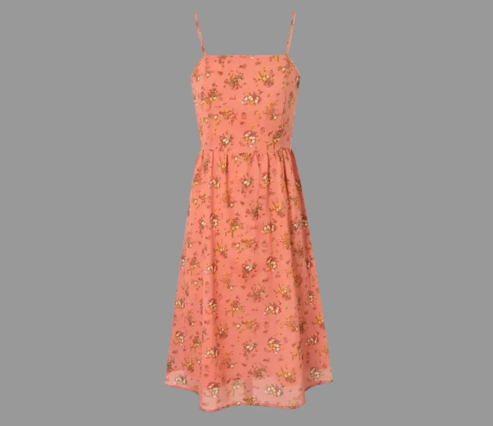Floral Midi Dress - S / Multi - Dresses