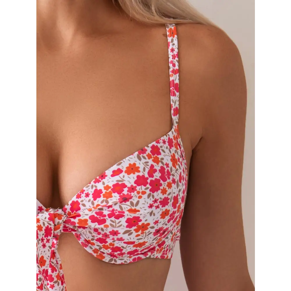 Floral Push-up Bikini - Bikinis