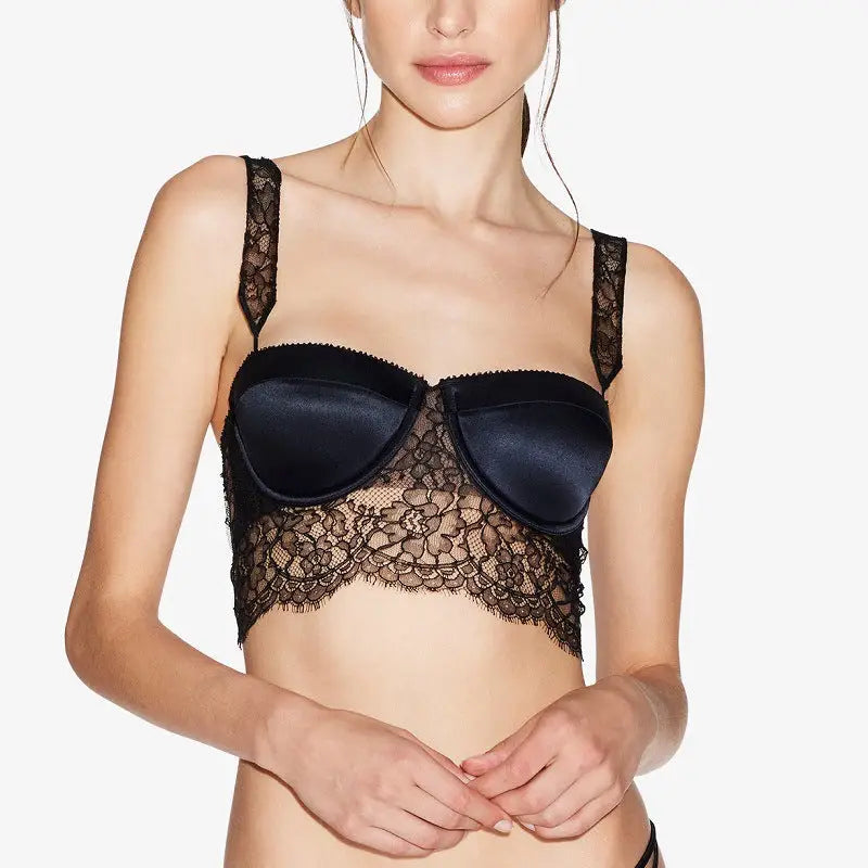 French Sexy Lace Push-up Bra Set - Panty Sets