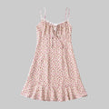 French Vintage Floral Flounce Dress - S / Multi - Dresses