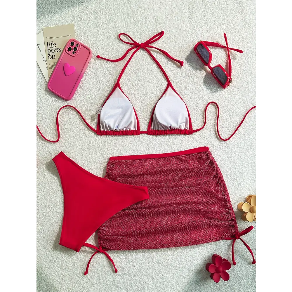 High Grade Sexy Backless Bikini - Cover-ups & Kimonos