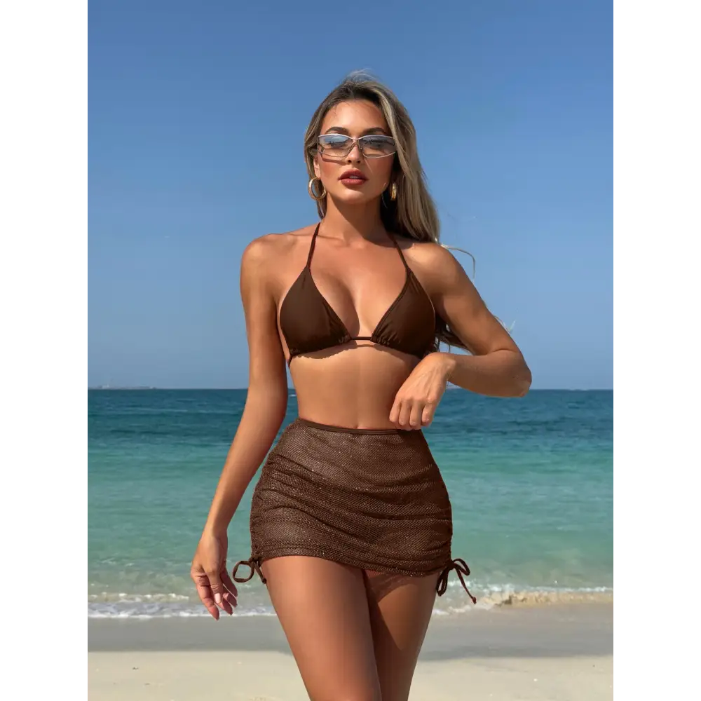 High Grade Sexy Backless Bikini - Cover-ups & Kimonos