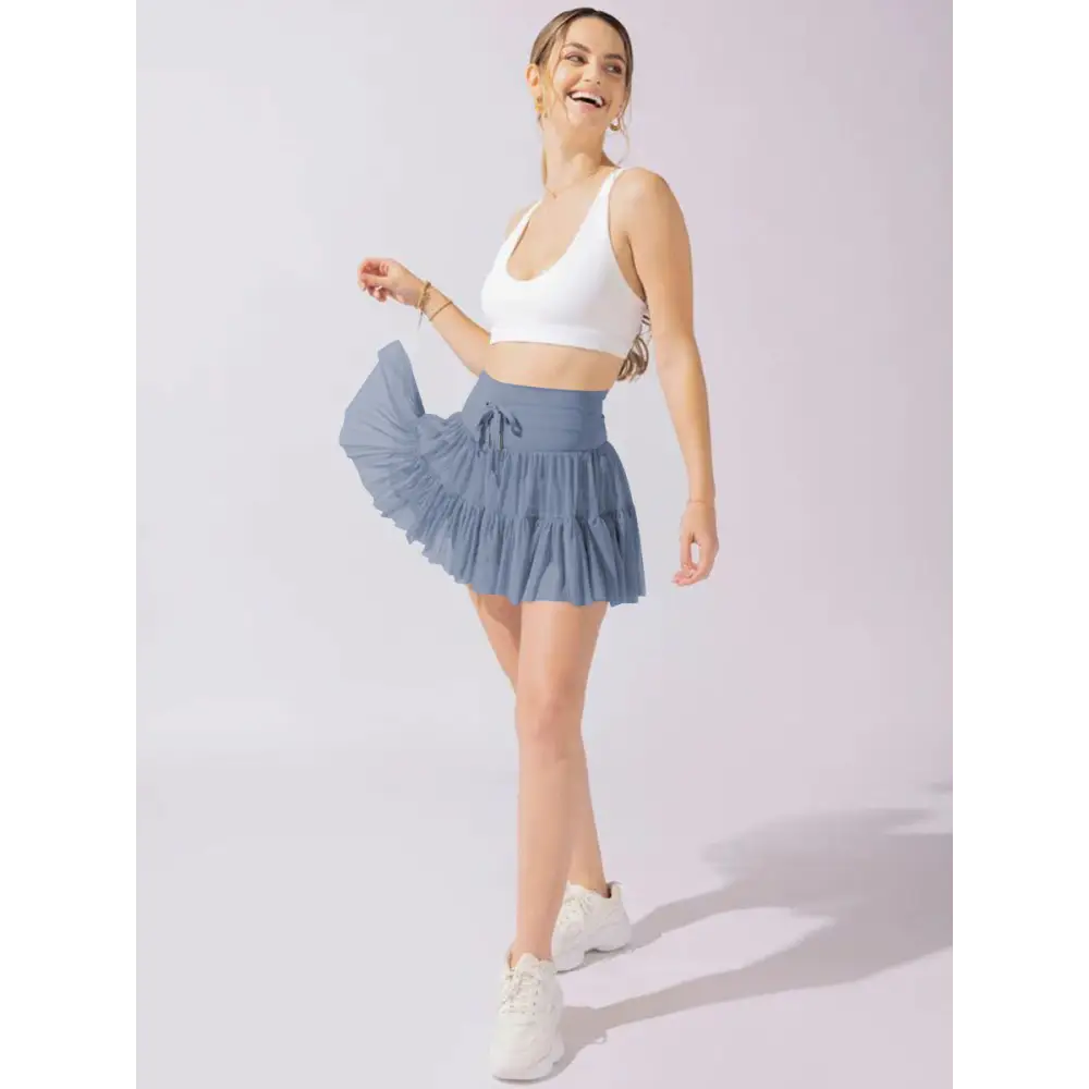 High Waist Lace Skirt - Skirts