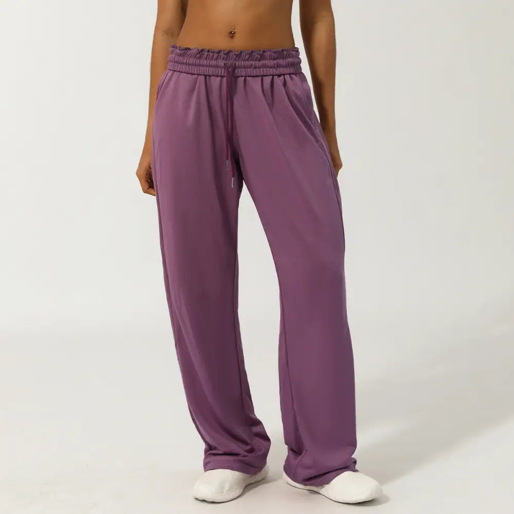 High Waist Track Sweatpants - S / Gray - Activewear
