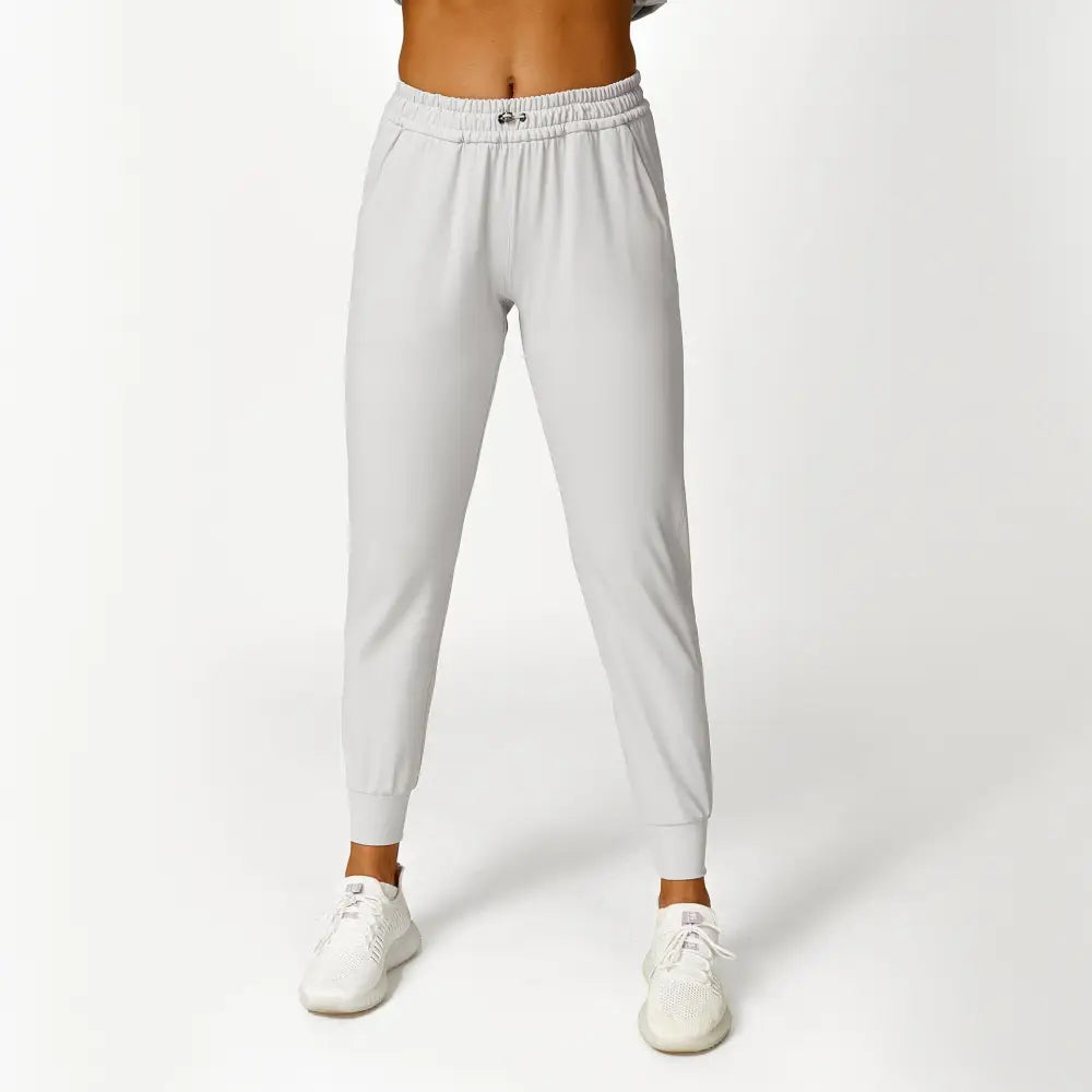 Hooded Sweatshirt Drawstring Sports Yoga Suit - S / Gray Pants - Activewear