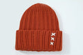Knitted Beanie - One Size / Burgundy - Hats
