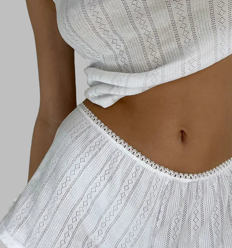 Knitted Soft Comfortable Sexy Pajamas - Loungewear Sleepwear
