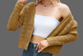 Knitwear Hollow Cutout Sweater Cardigan - S / Yellow - Sweaters & Cardigans