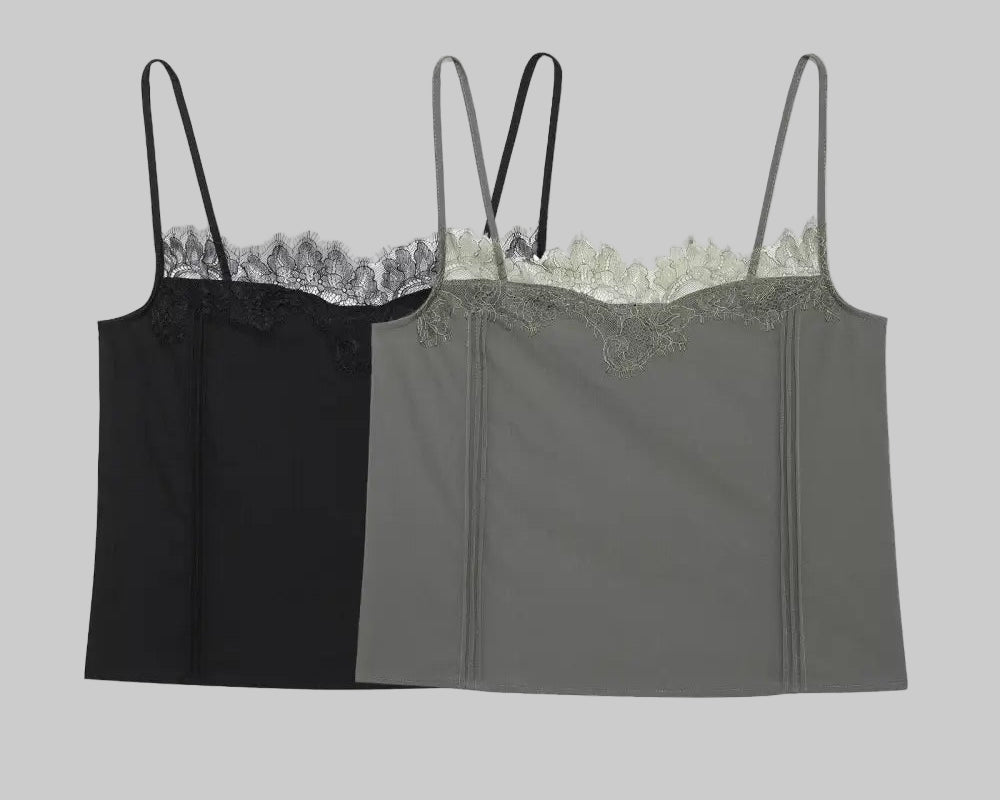 Lace Camisole Top - Tank Tops & Camis