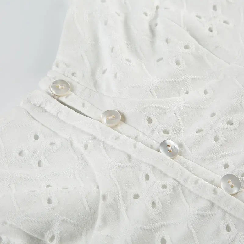 Lace Shoulder Strap Pastoral - Tank Tops & Camis