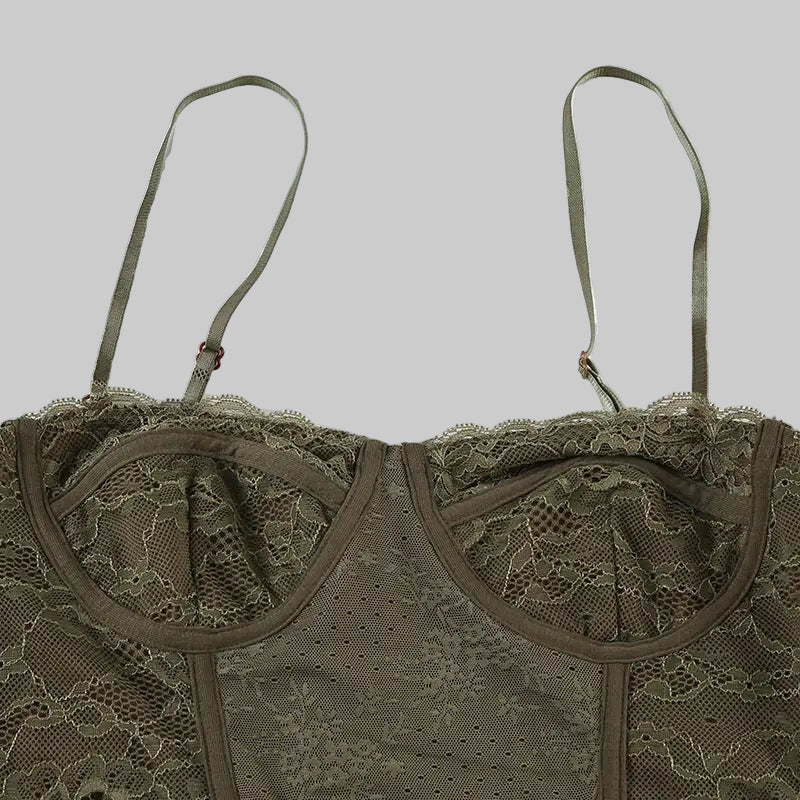 Lace Stitching Camisole Top - Tank Tops & Camis