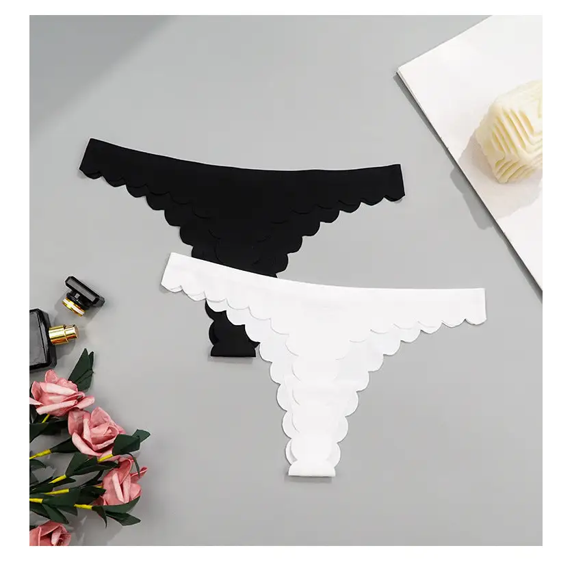 Lady Seamless T-Back Low Waist Sports Invisible T-Shape Underwear - Pantyhose
