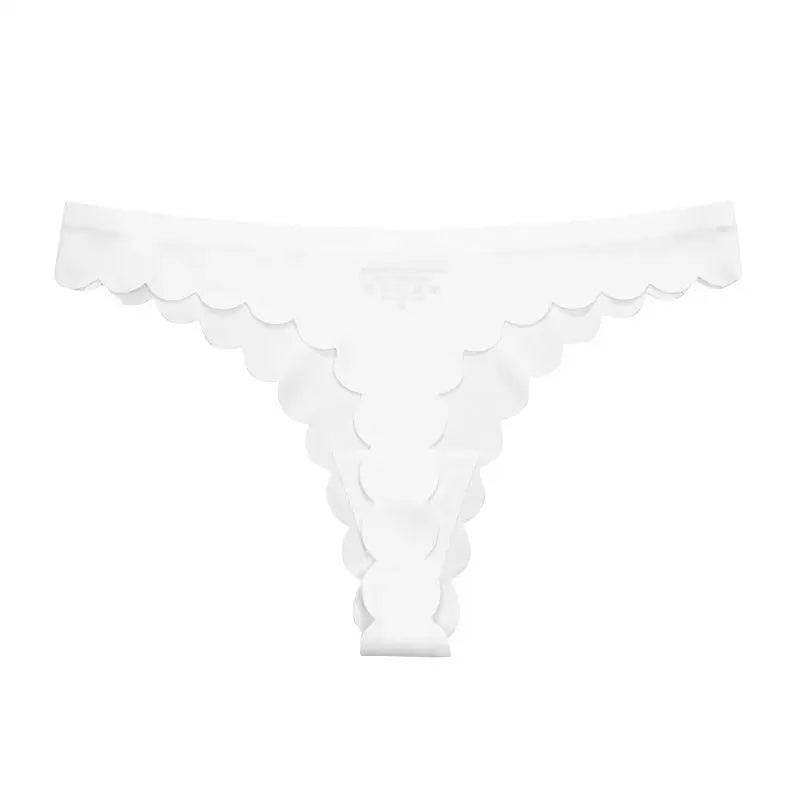 Lady Seamless T-Back Low Waist Sports Invisible T-Shape Underwear - XS / White - Pantyhose