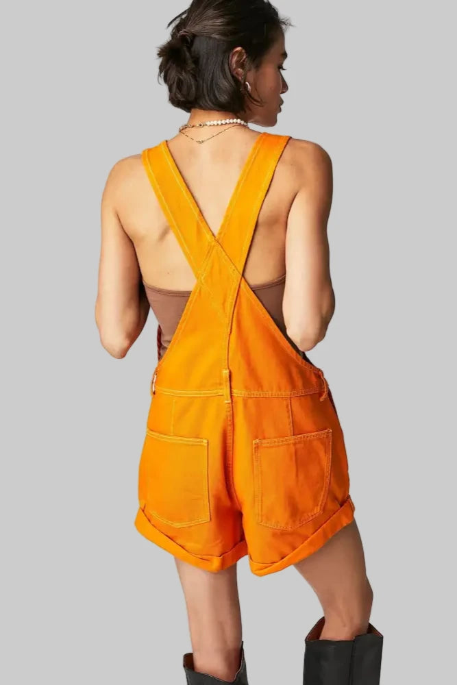 Loose Multi Pocket Suspenders - Rompers