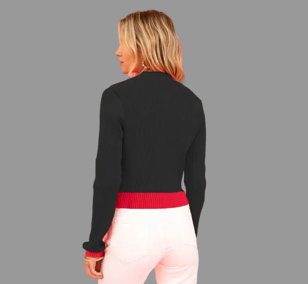 Love Turtleneck Knitwear Pullover Sweater - Sweaters & Cardigans