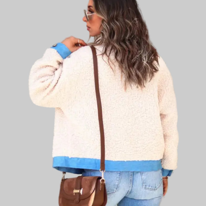 Mao Denim Jacket Coat - Outerwear
