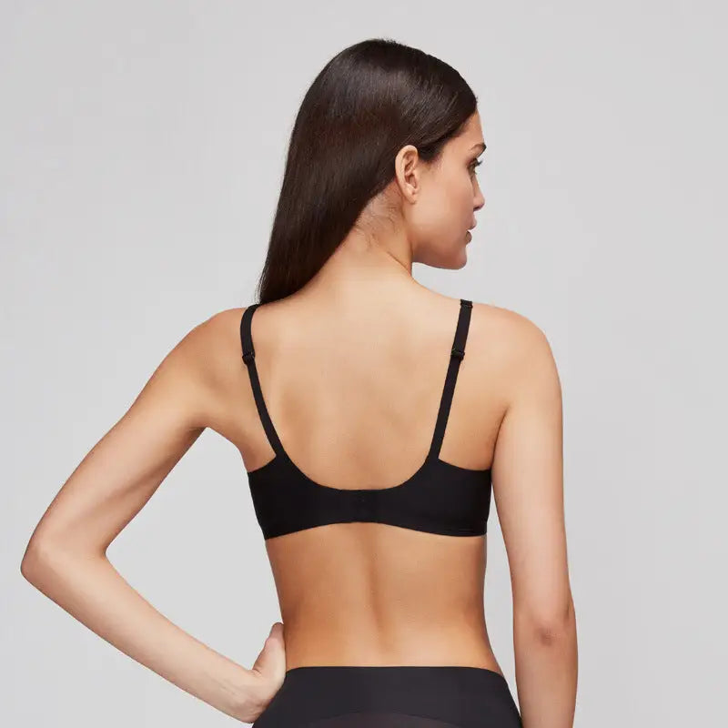 Nude Feel Seamless Thin Soft Support Comfortable Bra Set - Panty Sets