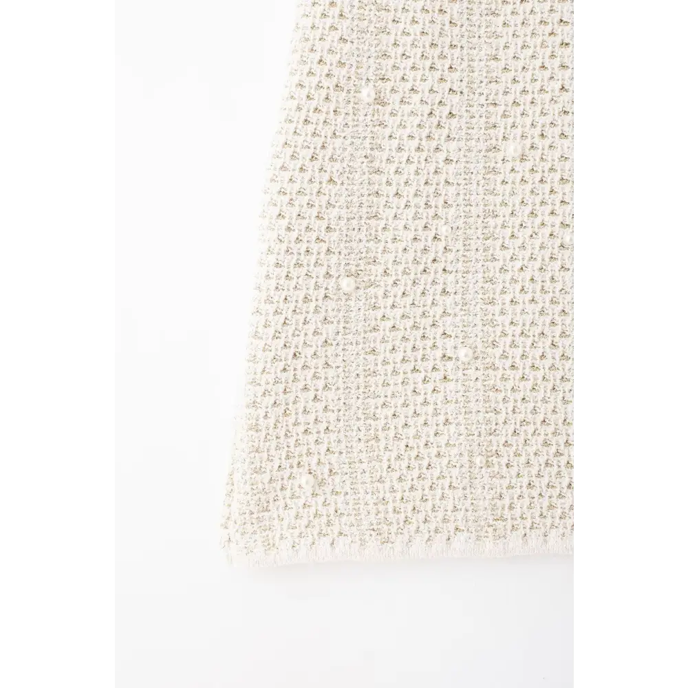 Pearl Metal Wire Knitted Dress - Dresses