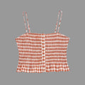 Plaid Crop Top Skirt - XS / Outfit Sets