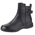 Platform Retro Flat Ankle Boots - 35 / Black - Shoes