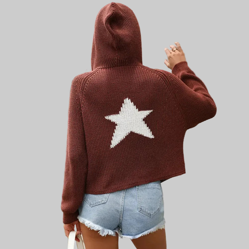 Pullover Hooded Kangaroo Pocket Sweater - S / Coffee - Sweatshirts & Hoodies