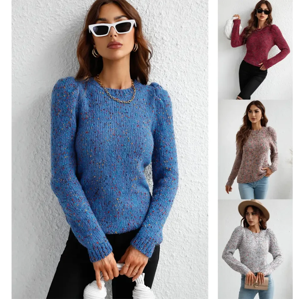 Pullover Yarn Knitted Sweater - Sweaters & Cardigans