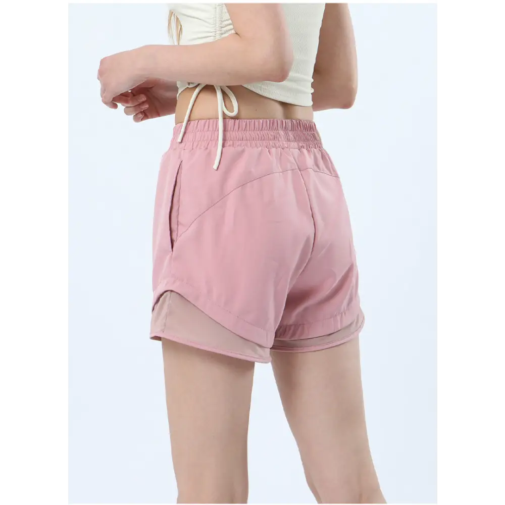Quick Drying Mesh Yoga Sports Shorts - Activewear