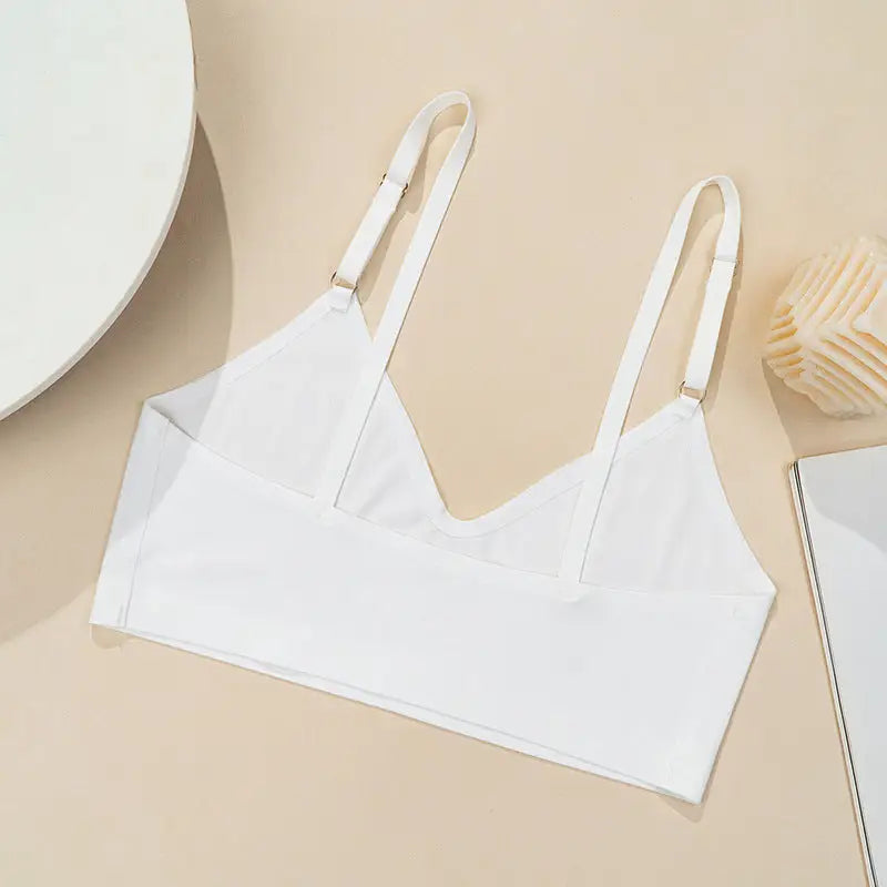 Seamless Bras Adjustable Double Shoulder Strap Bra