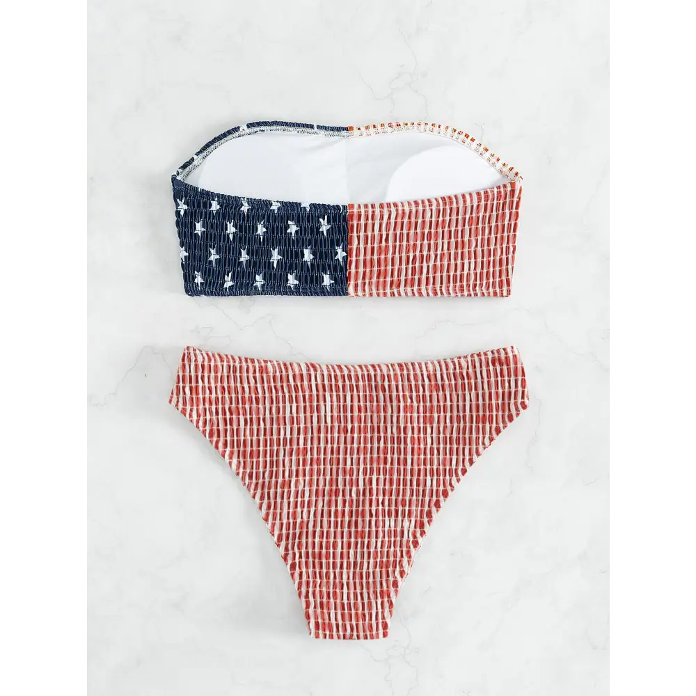 Sexy American Tube Top Bikini - Bikinis