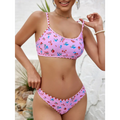 Sexy Fruit Printed Bikini - XS / Pink - Bikinis