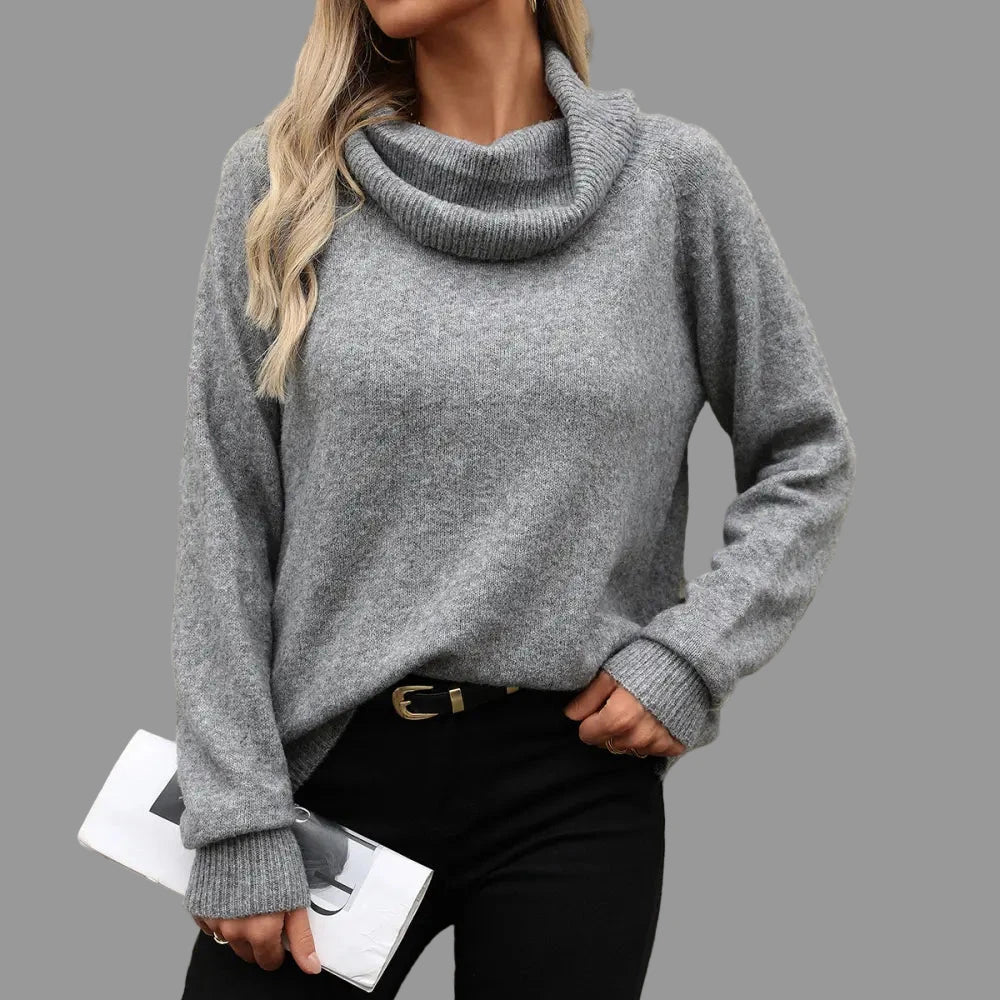 Sexy Off-Shoulder Knitwear Long Sleeve Sweater Top - S / Gray - Sweaters & Cardigans