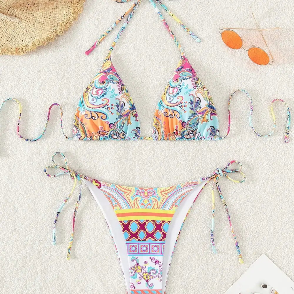 Sexy Print Bikini - Bikinis