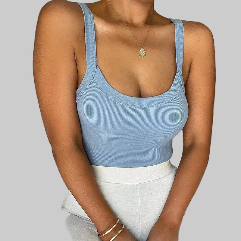 Sexy Slim Fit Rib Sunken Stripe Bodysuit - Bodysuits