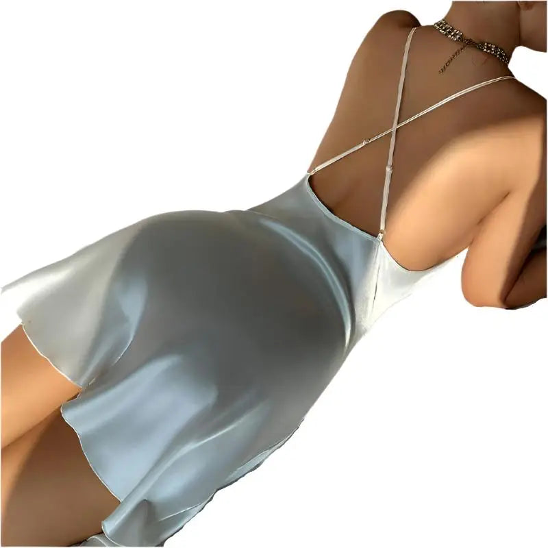 Silk Strap Nightdress - Loungewear Sleepwear