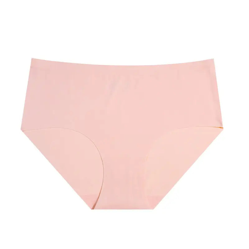 Sports Hip Lifting Comfortable Folding Waist Head Belly Contracting Seamless Briefs - XS / Pink - Pantyhose