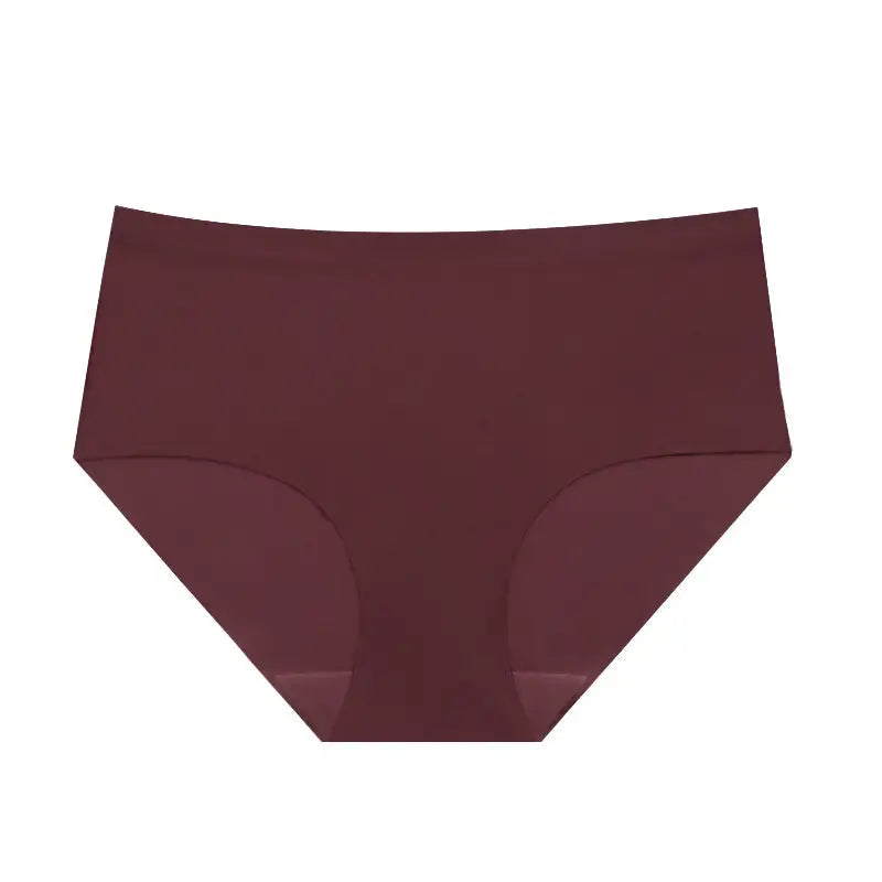 Sports Hip Lifting Comfortable Folding Waist Head Belly Contracting Seamless Briefs - XS / Dark Brown - Pantyhose