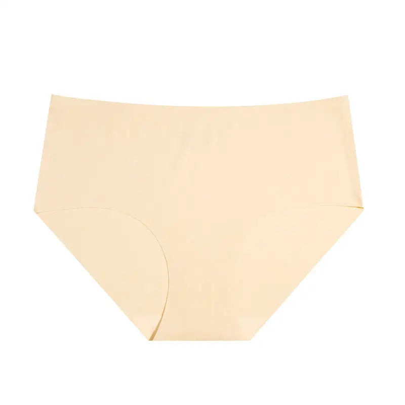 Sports Hip Lifting Comfortable Folding Waist Head Belly Contracting Seamless Briefs - XS / Yellow - Pantyhose