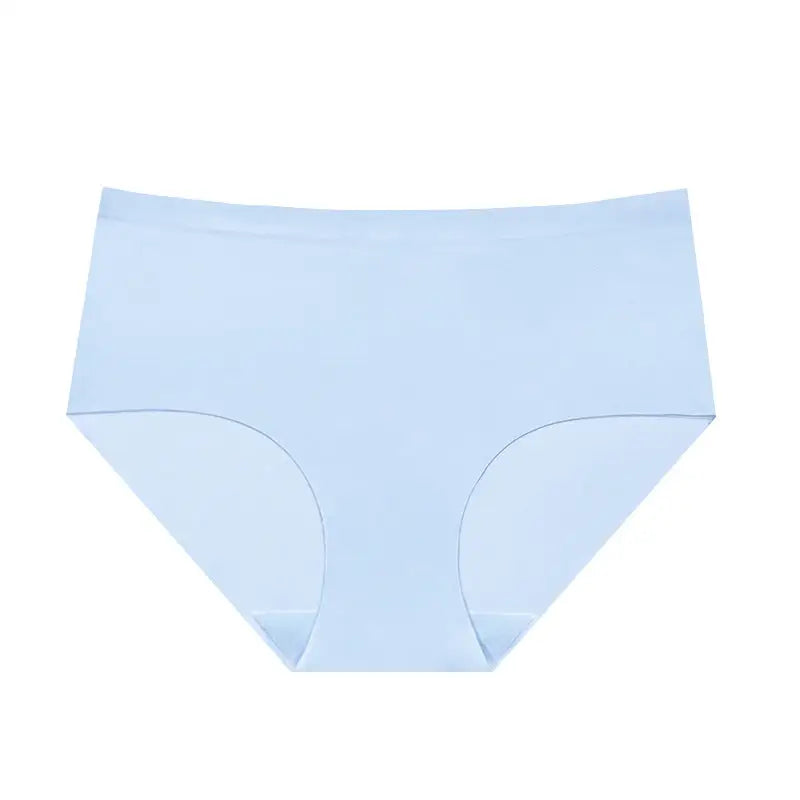 Sports Hip Lifting Comfortable Folding Waist Head Belly Contracting Seamless Briefs - XS / Blue - Pantyhose