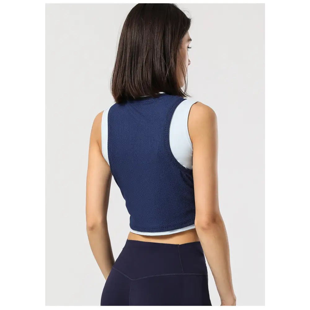 Sports Mesh Breathable Yoga Fitness Top - Activewear