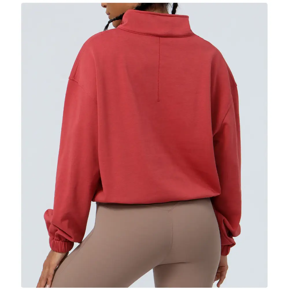 Sports Running Half Zipper Sweatshirt - Activewear