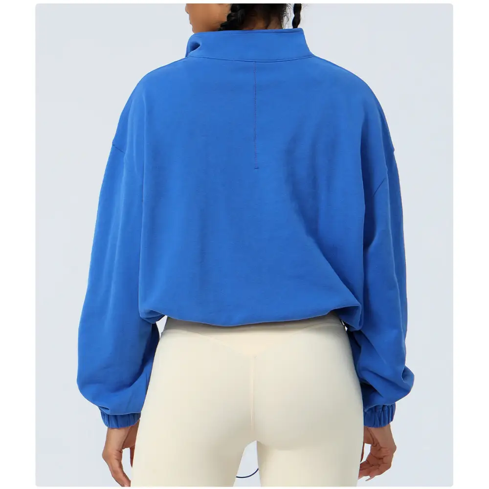 Sports Running Half Zipper Sweatshirt - Activewear