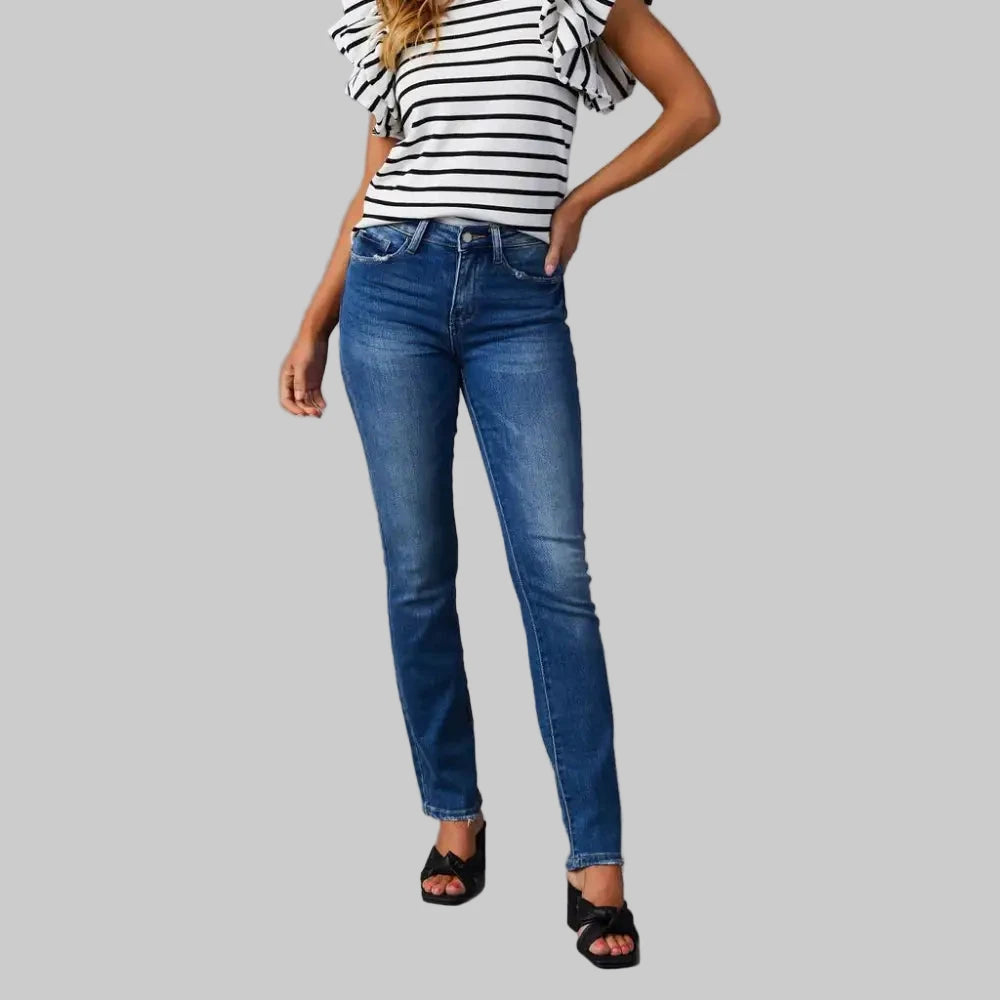 Straight Washed Jeans