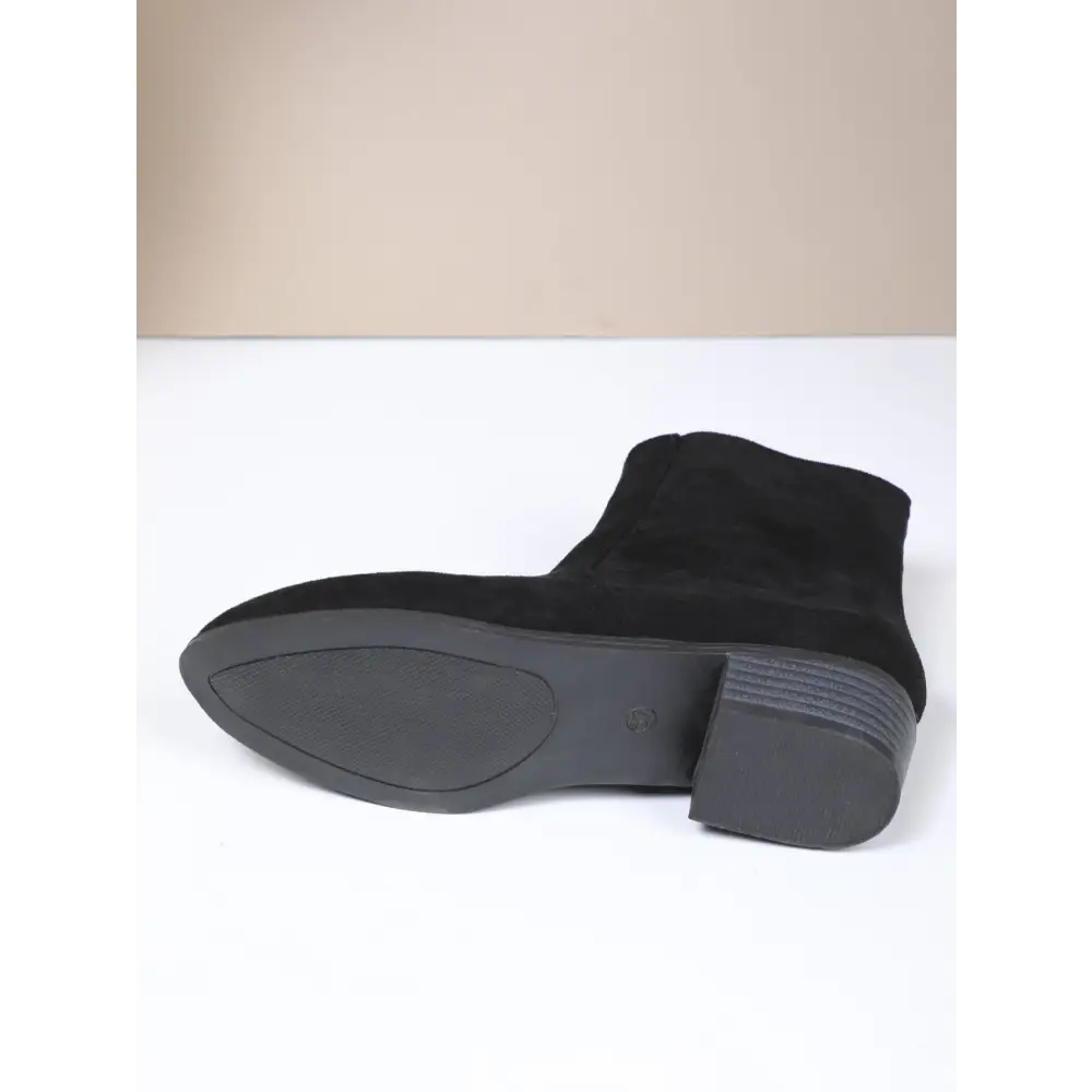 Suede Ankle Boots - Shoes