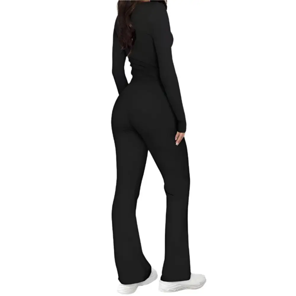 Sweet Spicy Long Sleeved Two-Piece Set - Outfit Sets