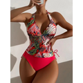 Tropical Tankini - S / Red